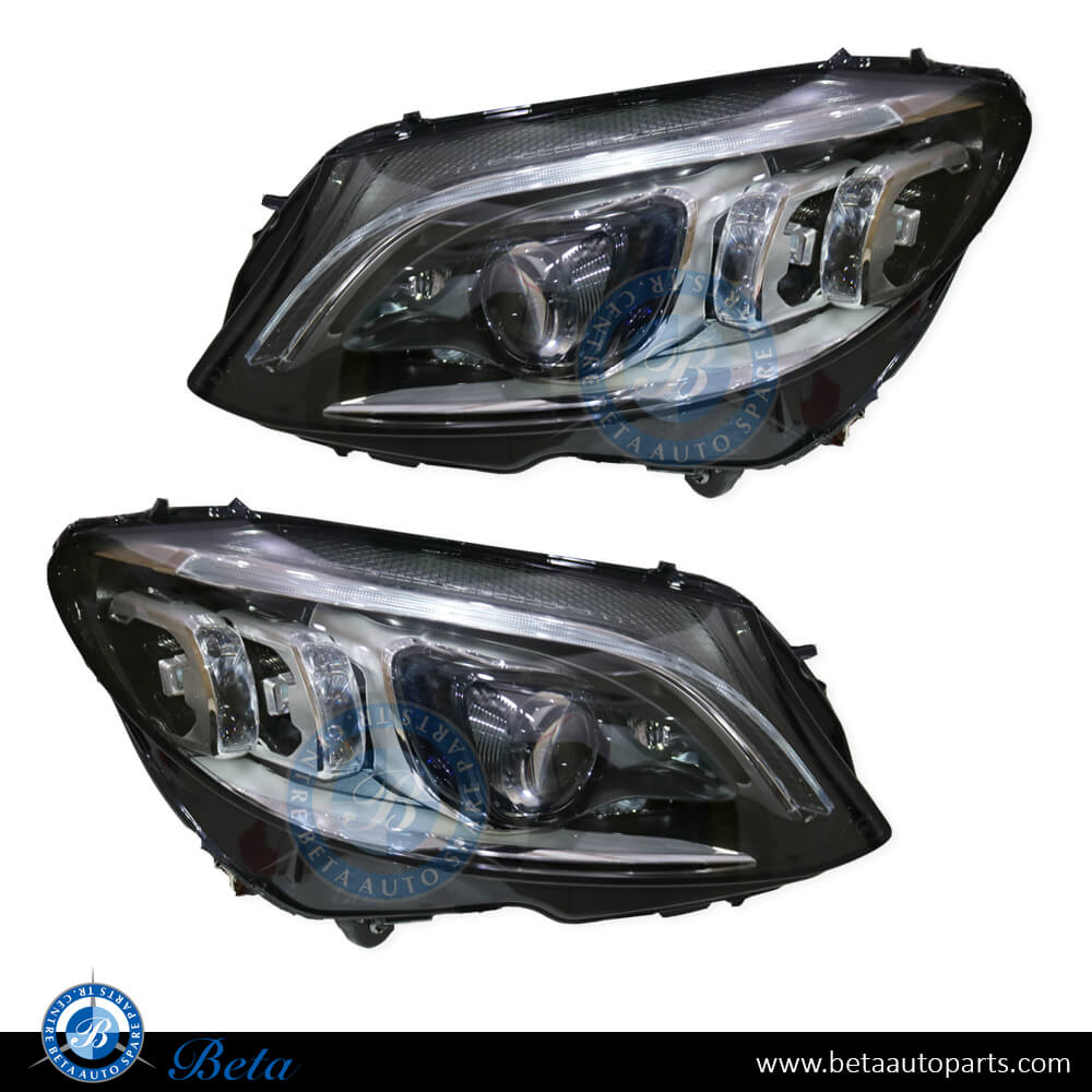 Headlamp Upgrade from Static LED to 2019 Dynamic LED look Blue LED for Mercedes C-Class W205 2015-2018 models, Part Number 2059066404 / 2059066504 Headlamp Upgrade from Static LED to 2019 Dynamic LED look Blue LED for Mercedes C-Class W205 2015-2018 models, Part Number 2059066404 / 2059066504